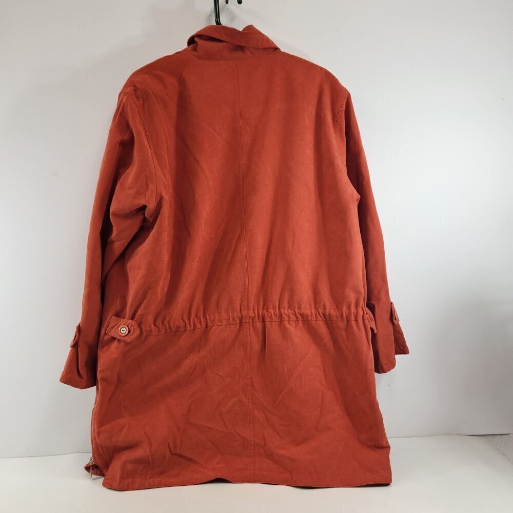 FNR Fanero Orange Lightweight Oversize Jacket Size 46 Poland 90s Fashion - Picture 7 of 14
